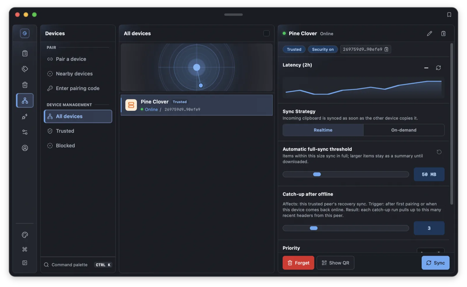 Syzygy trusted peers list: trust is built on imported key material